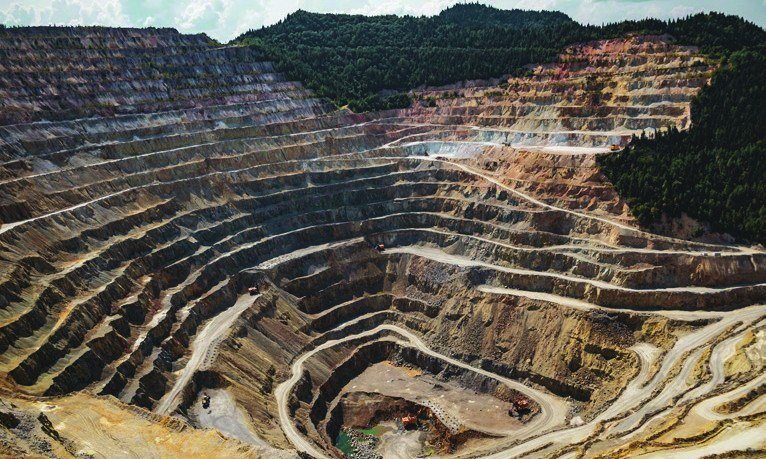 Open-pit mine